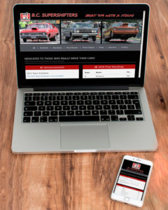 Completed website design
