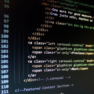 Website design code