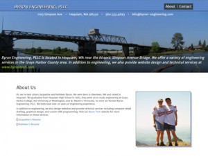 small business landing page