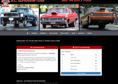 Drag Racing Website