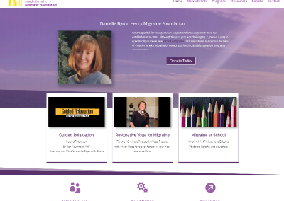 Danielle Byron Henry Migraine Foundation Website