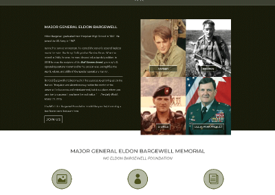 MG Eldon Bargewell Memorial Website